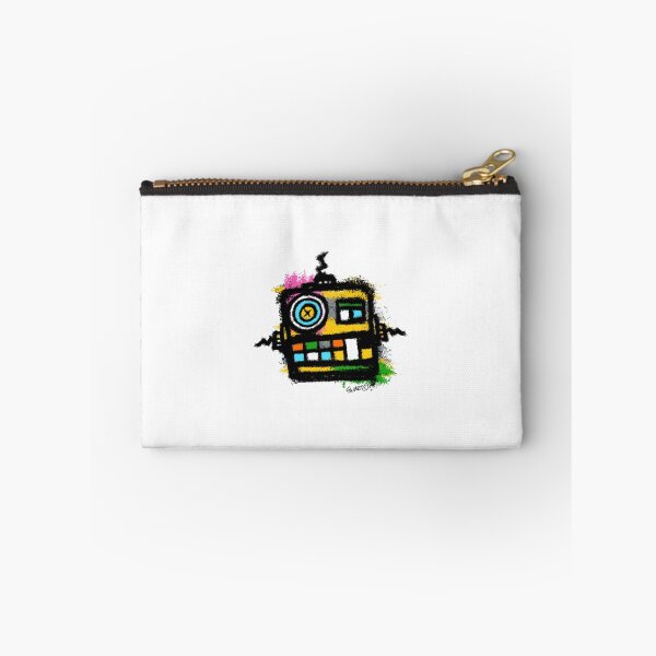 Item preview, Retro Robot No. 04 | Colourful Urban Folk Art Character by GWART designed and sold by GWARTGB.