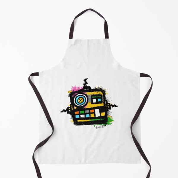 Item preview, Retro Robot No. 04 | Colourful Urban Folk Art Character by GWART designed and sold by GWARTGB.