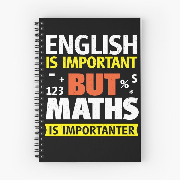 Item preview, English Is Important, But Maths Is Importanter Funny Grammar and Math designed and sold by d247.