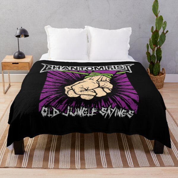 Item preview, Phantom Fist - Old Jungle Sayings Metal Parody Art designed and sold by MrGlayga.