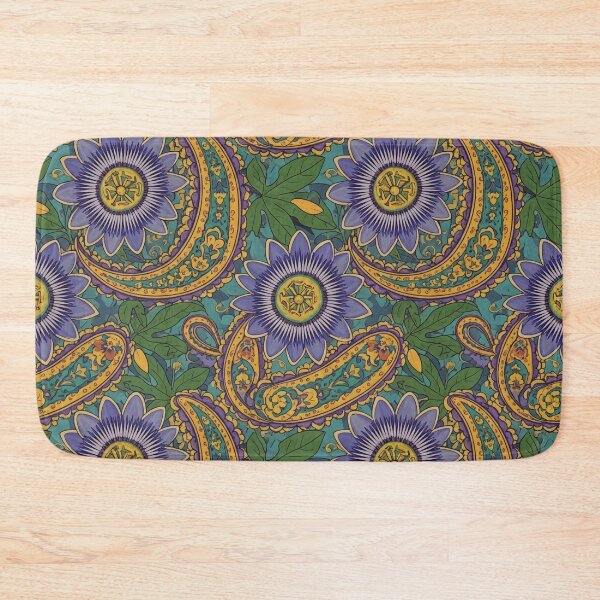 Item preview, Big Green Paisley designed and sold by SlowPathsDesign.