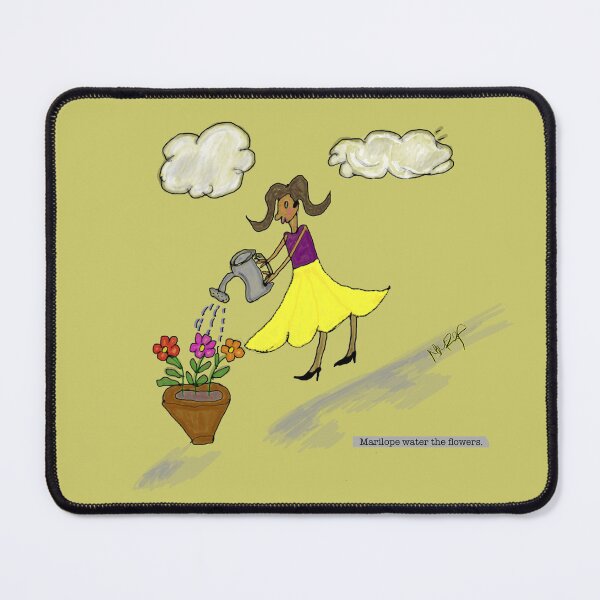 Item preview, Marilope waters the flowers. designed and sold by The_Clock.