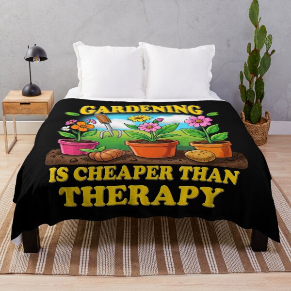 Item preview, Gardening Is Cheaper Than Therapy designed and sold by Johnny Furlotte.