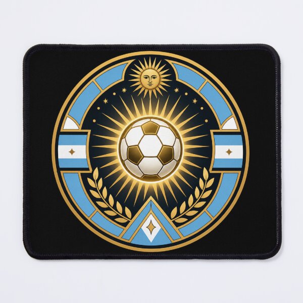 Item preview, Argentina Soccer Fan Art | Vintage Badge | 2026 Soccer Tournament designed and sold by BrickByDream.