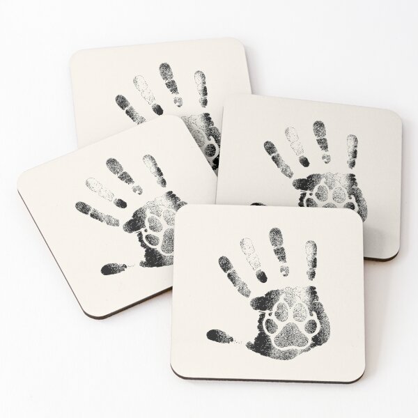 Item preview, Pet Paw Handprint Bond designed and sold by Corvoria.