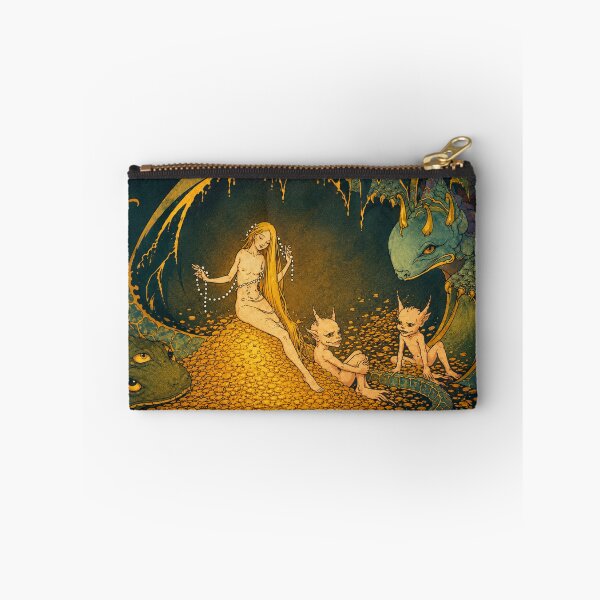 Item preview,  The Treasure of Carcassonne by Dorothy P Lathrop - Art Nouveau Fantasy Dragon Treasure Illustration for Dark Fantasy Lovers designed and sold by RickE.