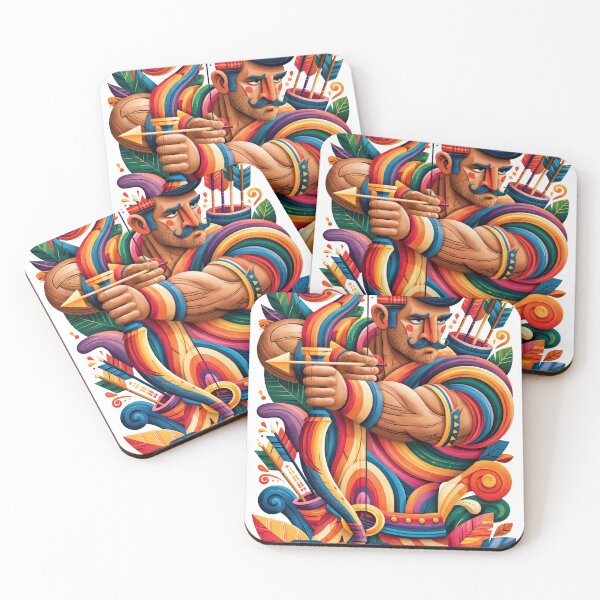 Item preview, Poster - Print - Wall Art - T-Shirt design - Archery: Dynamic Strength in Motion designed and sold by ForeverPrintsOK.