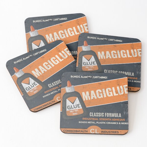 Item preview, MAGIGLUE VINTAGE FALLOUT STYLE ADVERTISEMENT designed and sold by RustRelics.