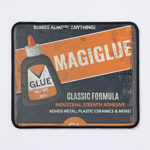 Item preview, MAGIGLUE VINTAGE FALLOUT STYLE ADVERTISEMENT designed and sold by RustRelics.