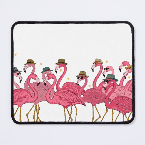Item preview, A funky glamour of flamingos designed and sold by The Curious Cow.
