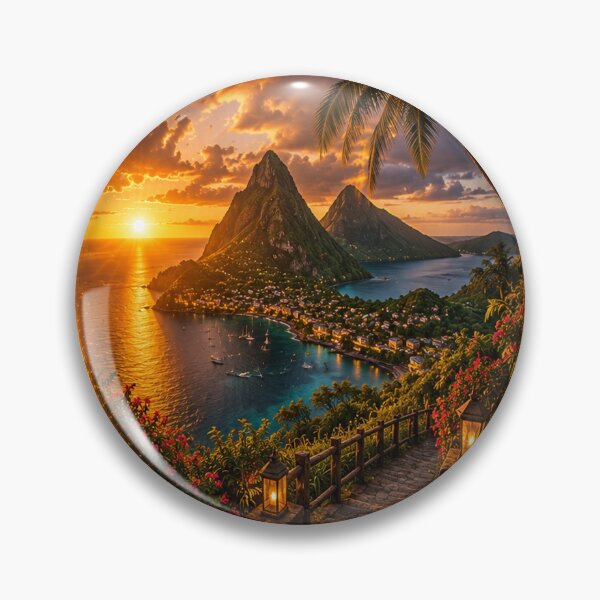 Item preview, Portal to Saint Lucia designed and sold by PXLSKN.