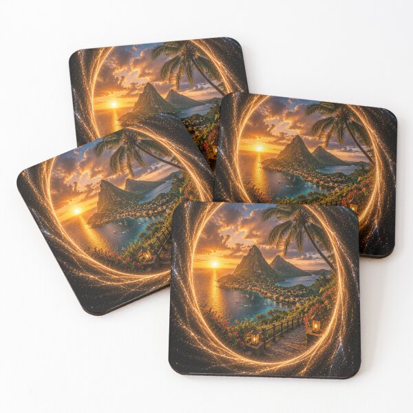 Item preview, Portal to Saint Lucia designed and sold by PXLSKN.
