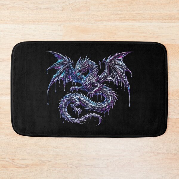 Item preview, Liquid Chrome Neo-Tribal Dragon designed and sold by krish-prints.