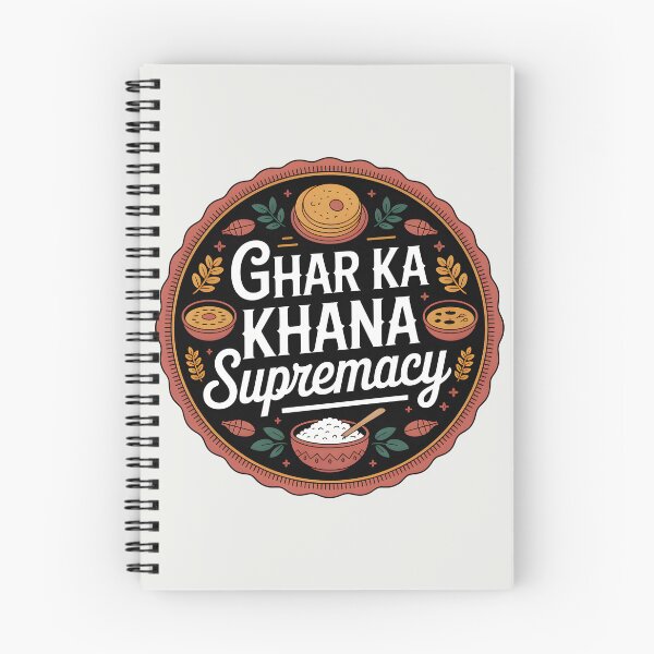 Item preview, Ghar Ka Khana Supremacy – Funny Desi Food Lover Design designed and sold by Swati Art Shop.