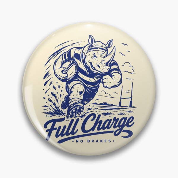 Item preview, Vintage Rhino Rugby Full Charge No Breaks designed and sold by 89shirts.