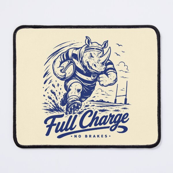 Item preview, Vintage Rhino Rugby Full Charge No Breaks designed and sold by 89shirts.