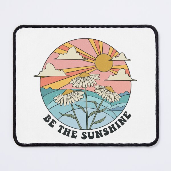 Item preview, Retro Vintage 70s Be The Sunshine Daisy Flowers Sunset designed and sold by rediscoveredapp.