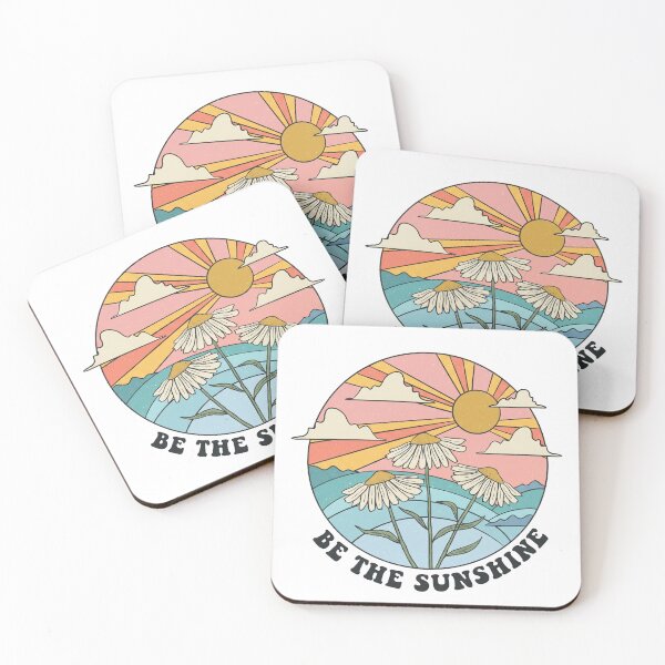 Item preview, Retro Vintage 70s Be The Sunshine Daisy Flowers Sunset designed and sold by rediscoveredapp.