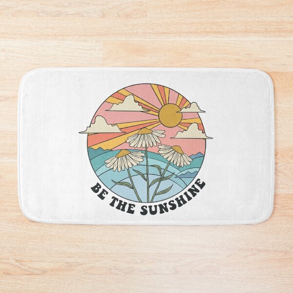 Item preview, Retro Vintage 70s Be The Sunshine Daisy Flowers Sunset designed and sold by rediscoveredapp.