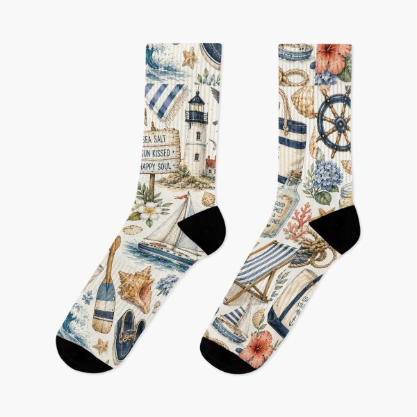 Item preview, Nautical Coastal Summer Pattern designed and sold by Aramdesing.