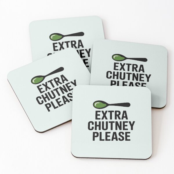 Item preview, Extra Chutney Please – Funny Desi Foodie Design designed and sold by Swati Art Shop.