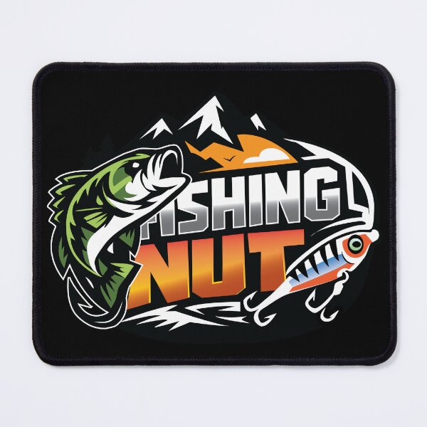 Item preview, "Fishing Nut" blackbass, largemouth bass illustration. designed and sold by Art-Horizon.
