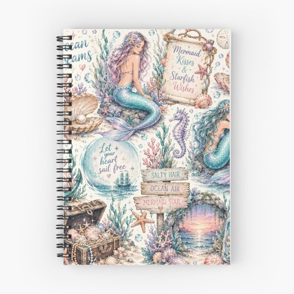 Item preview, Mermaid Ocean Dreams Pattern designed and sold by Aramdesing.