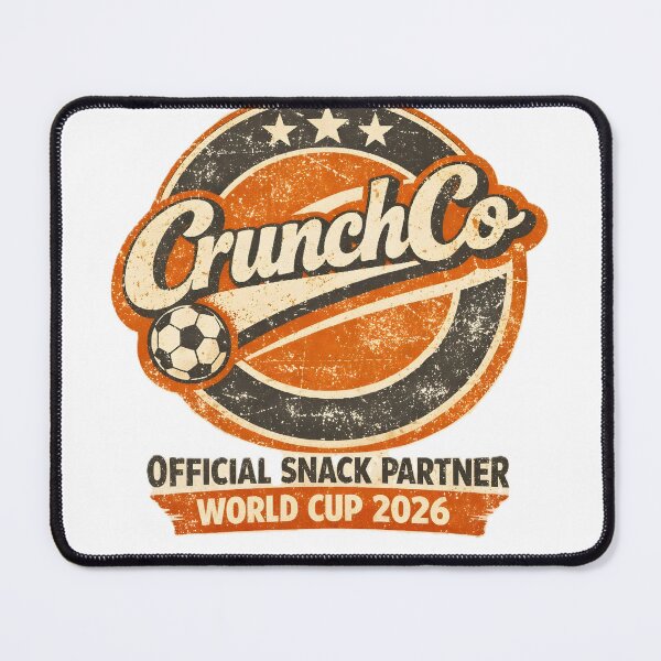 Item preview, CrunchCo – Official Snack Partner – World Cup 2026 Retro Tee designed and sold by WhisperFrame.