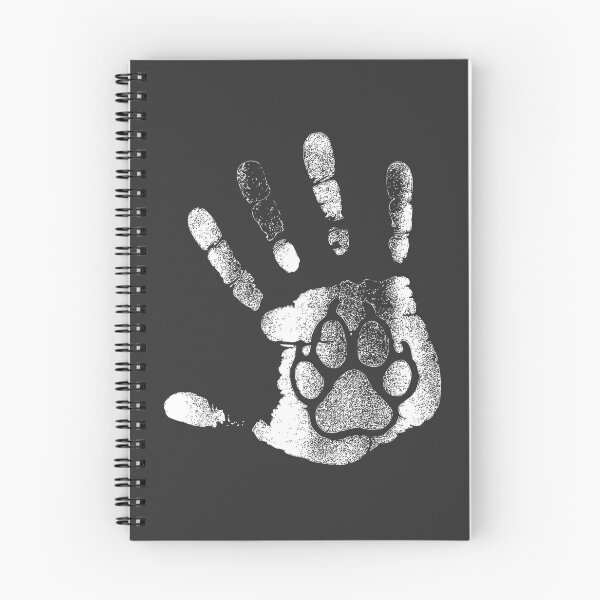 Item preview, White Paw Handprint Bond designed and sold by Corvoria.