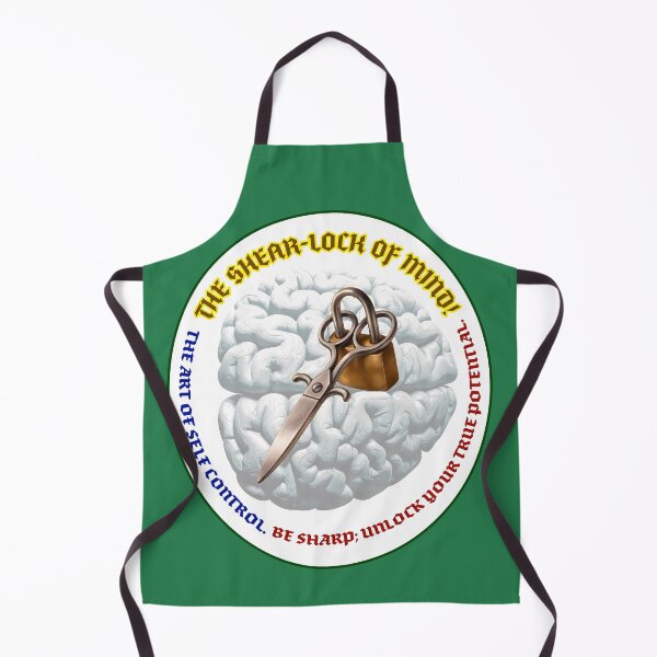 Item preview, THE SHEAR - LOCK OF MIND...THE ART OF SELF CONTROL...BE SHARP UNLOCK YOUR TRUE POTENTIAL. designed and sold by RISE AND SHINE.