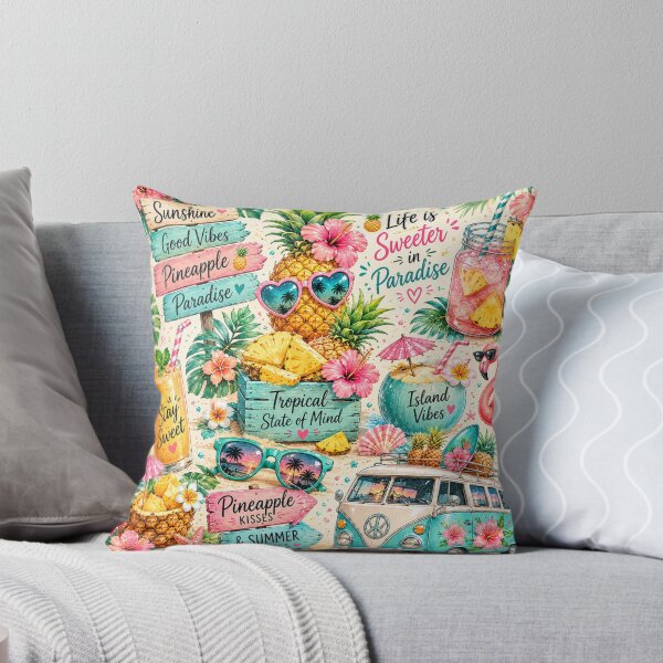 Item preview, Tropical Pineapple Paradise Pattern designed and sold by Aramdesing.