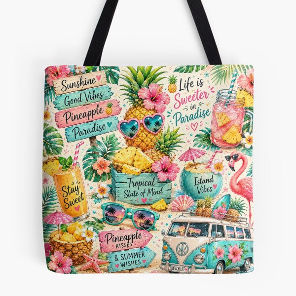 Item preview, Tropical Pineapple Paradise Pattern designed and sold by Aramdesing.