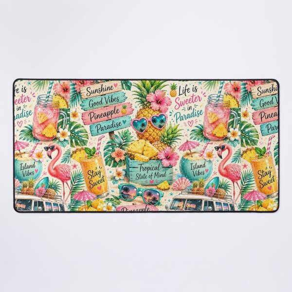 Item preview, Tropical Pineapple Paradise Pattern designed and sold by Aramdesing.