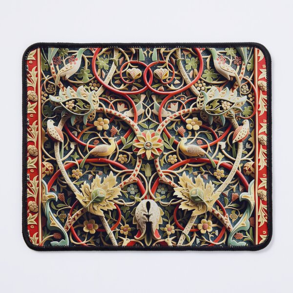Item preview, William Morris Bullerswood Floral Pattern designed and sold by Vicky Brago-Mitchell®.