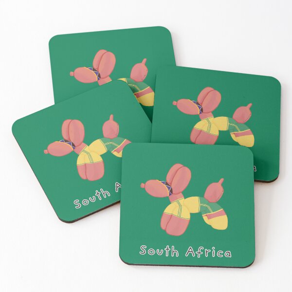 Item preview, South Africa Balloon Dog — FIFA World Cup 2026 Fan Art Sticker designed and sold by Reverber.arting.