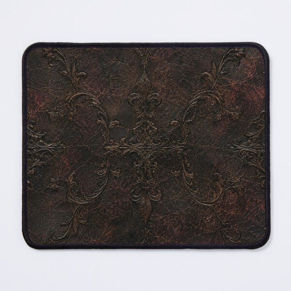 Item preview, The Vampire's Grimoire - Distressed Antique Leather Damask designed and sold by cabuks.