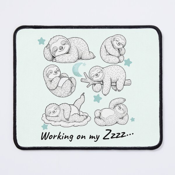 Item preview,     Cozy Sleepy Sloths Working on Zzz designed and sold by HumTumMe.