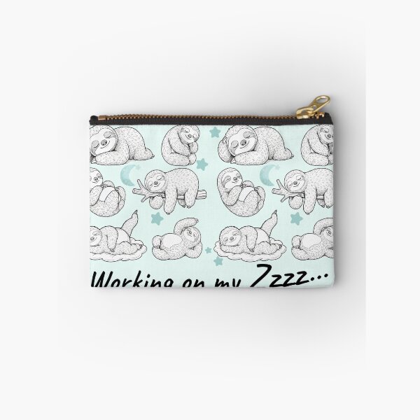 Item preview,     Cozy Sleepy Sloths Working on Zzz designed and sold by HumTumMe.
