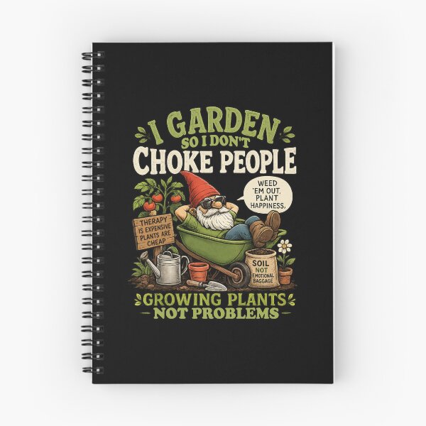 Item preview, I Garden So I Don't Choke People designed and sold by Johnny Furlotte.