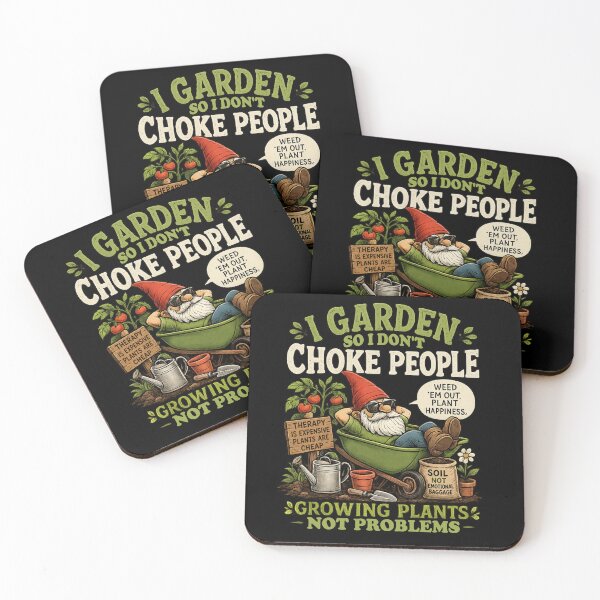 Item preview, I Garden So I Don't Choke People designed and sold by Johnny Furlotte.