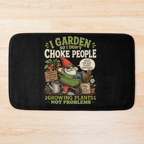 Item preview, I Garden So I Don't Choke People designed and sold by Johnny Furlotte.