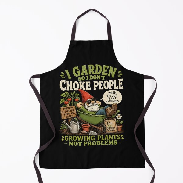 Item preview, I Garden So I Don't Choke People designed and sold by Johnny Furlotte.