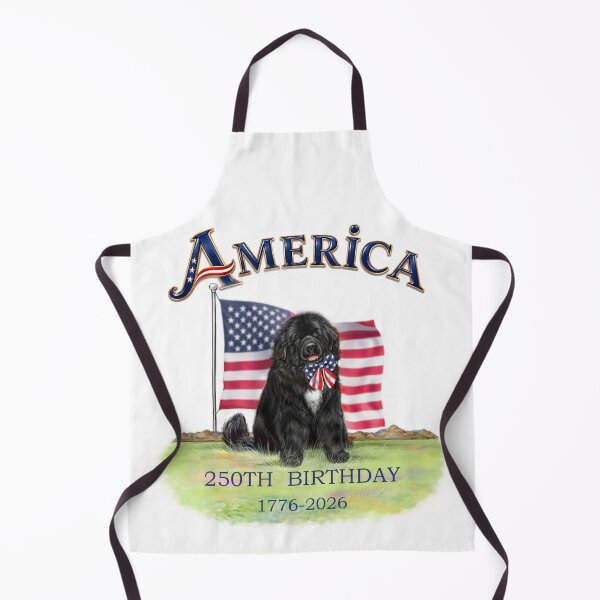 Item preview, Newfie and Americas 250 Birthday designed and sold by Patricia Reeder Eubank.