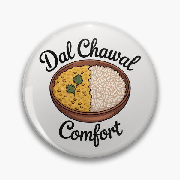 Item preview, Dal Chawal Comfort – Cozy Desi Food Lover Design designed and sold by Swati Art Shop.