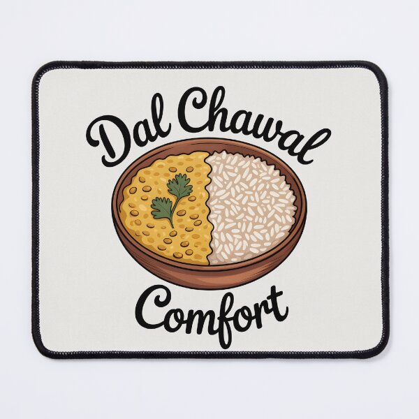 Item preview, Dal Chawal Comfort – Cozy Desi Food Lover Design designed and sold by Swati Art Shop.