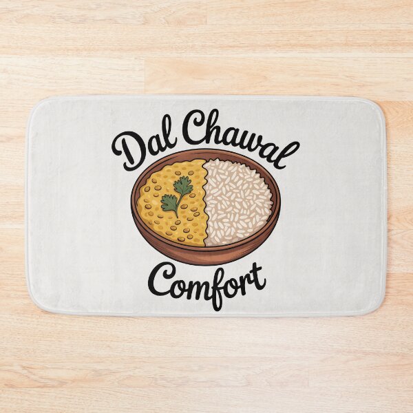Item preview, Dal Chawal Comfort – Cozy Desi Food Lover Design designed and sold by Swati Art Shop.