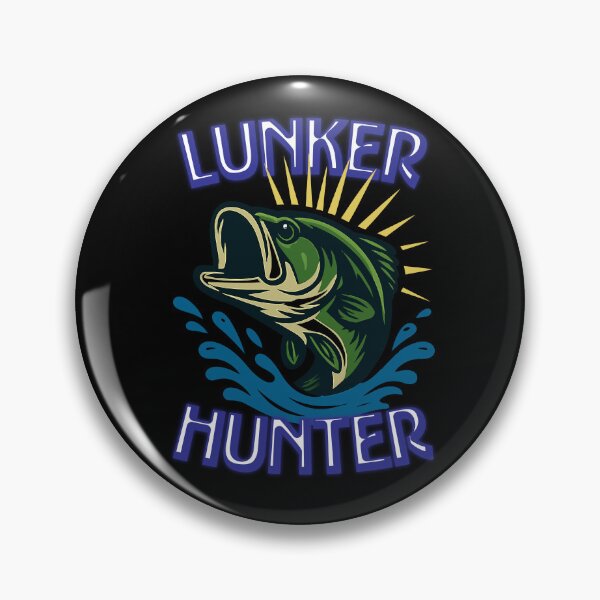 Item preview, "Lunker Hunter" blackbass, largemouth bass illustration. designed and sold by Art-Horizon.