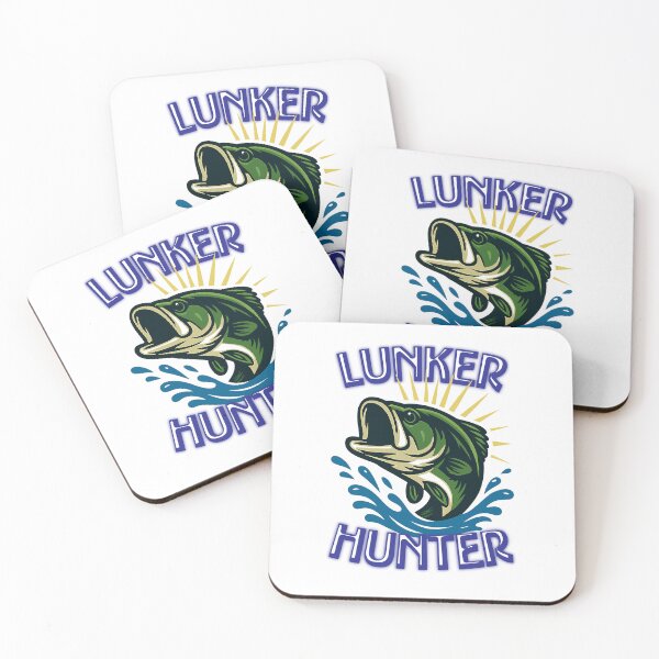 Item preview, "Lunker Hunter" blackbass, largemouth bass illustration. designed and sold by Art-Horizon.