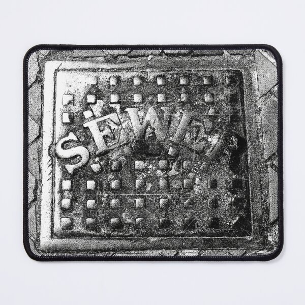 Item preview, Vintage Cast Iron Square Sewer Manhole Cover Urban Dark designed and sold by Ghoul Enterprises.