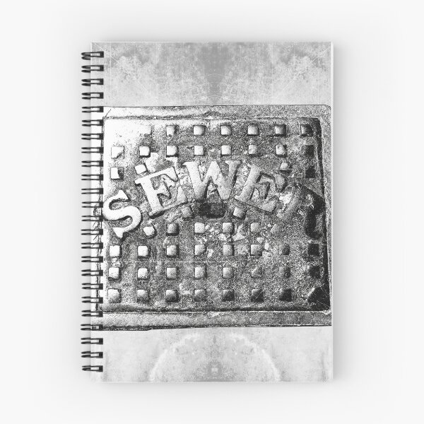 Item preview, Vintage Cast Iron Square Sewer Manhole Cover Urban Dark designed and sold by Ghoul Enterprises.